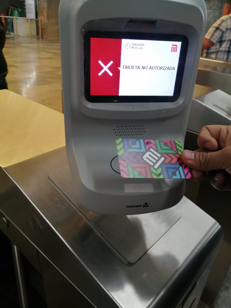 Rechaza el Metro CDMX más de 23 mil tarjetas de peaje con saldo ilícito