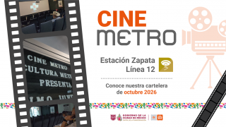 Cine del Metro ofrecerá durante octubre, películas y cortometrajes con contenido social